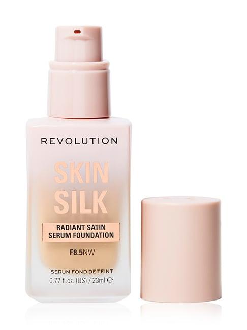 Makeup Revolution Skin Silk Radiant Satin Serum Foundation F8.5 W - 23 ml
