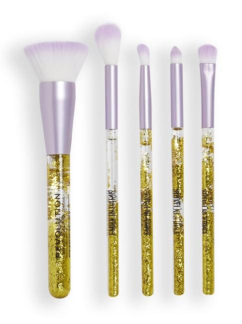 Makeup Revolution Emily In Paris Tres Chic Brush Set - 5 Pcs