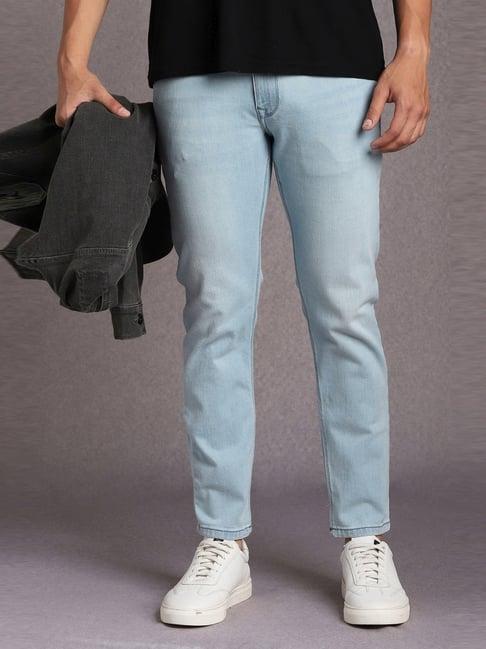 Men Light Blue Light Smart Fit Jeans