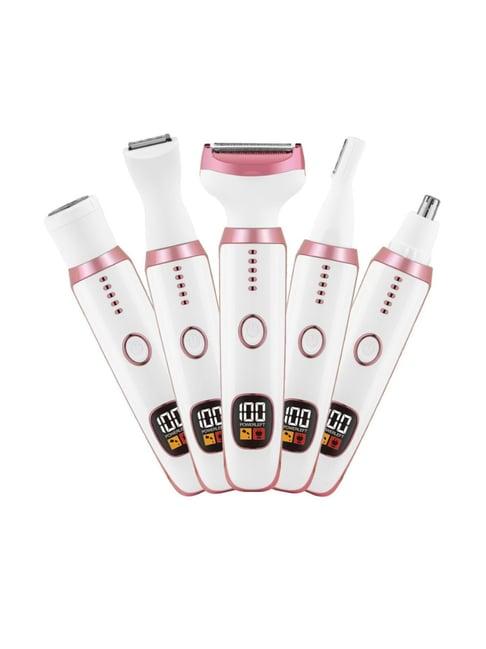 Buy Signaxo 5-In-1 Rechargeable Facial Hair Remover Painless Trimmer for Online @ Tata CLiQ