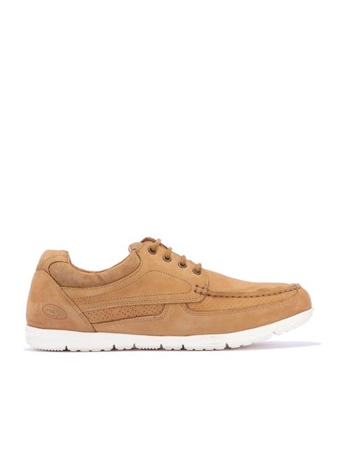 Woodland Men's Camel Derby Shoes