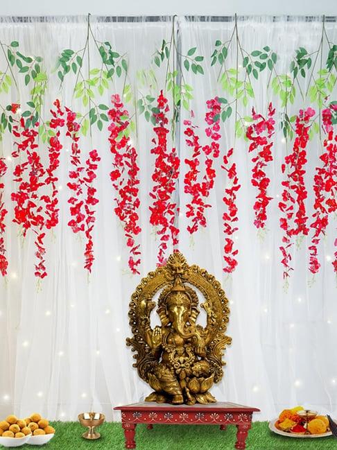 Special You Multicolor Ganpati Mandap Pooja Room Decoration Items