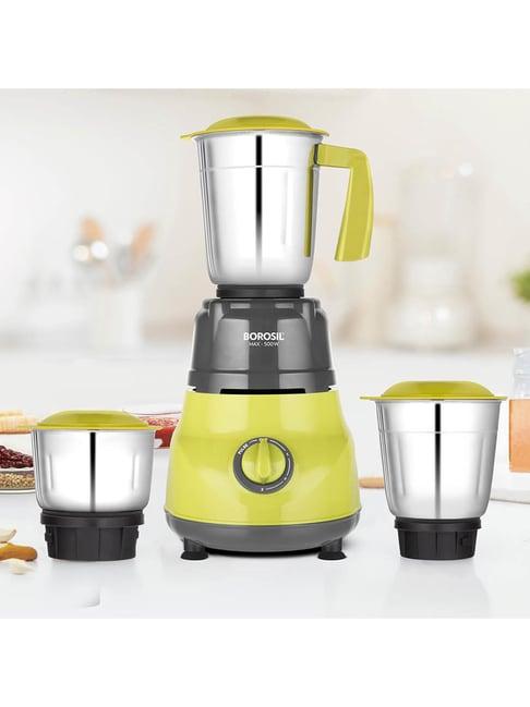 Borosil Yellow Max 500W With 3 Jars Mixer Grinder