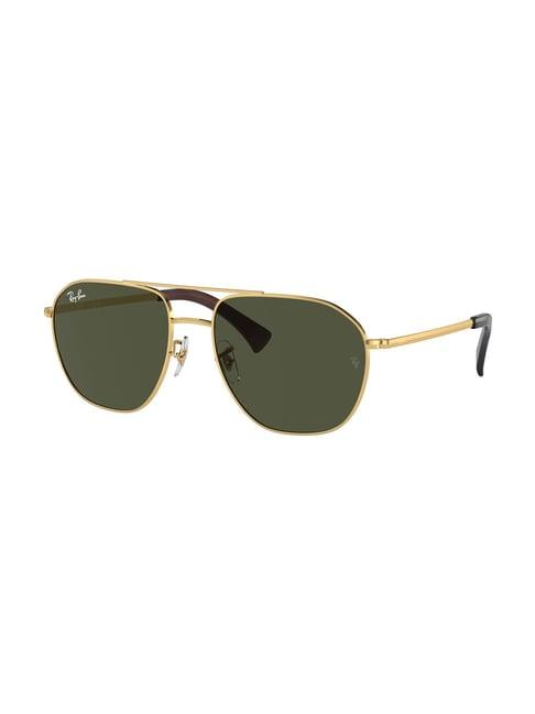 Ray-Ban Green UV Protection Irregular Unisex Sunglasses