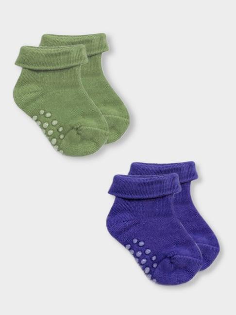 MiArcus Unisex Multi-Color Socks (Pack of 2)