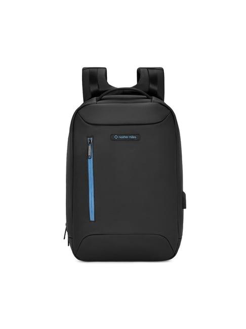 Nasher Miles Staten 22 Black Laptop Backpack