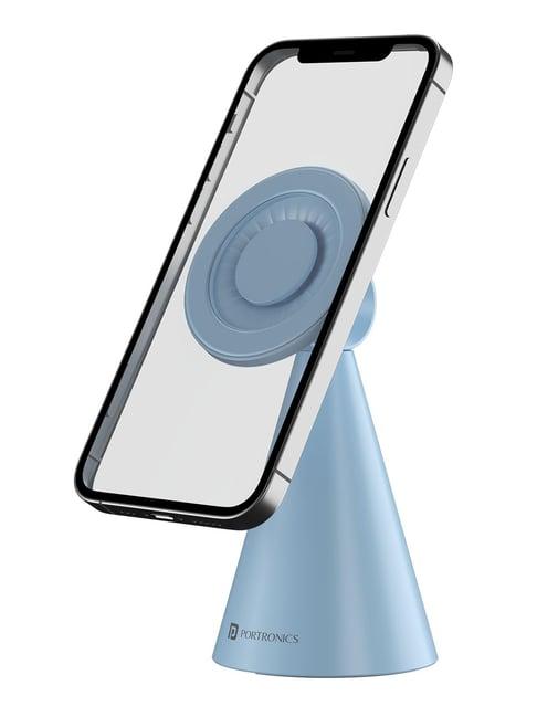 Portronics Mogun 5 Compatible with Magsafe, Magnetic Universal Phone Holder - Blue