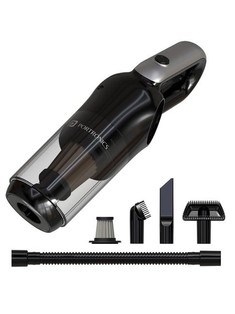 Portronics Mopcop 3, Rechargeable Handheld Vacuum Cleaner for Home & Car - Black