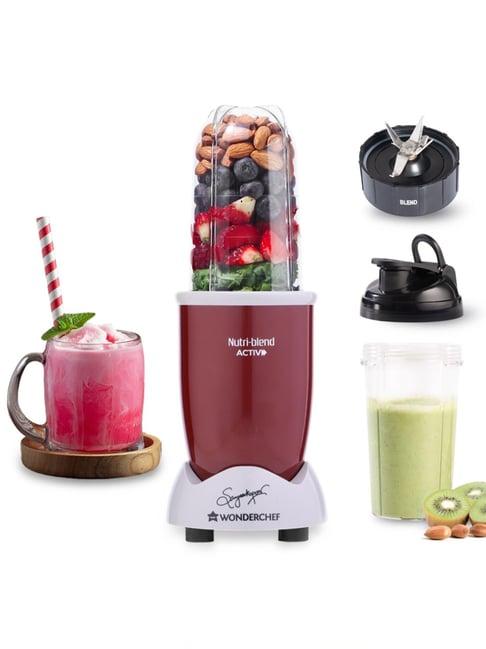 Wonderchef Black Abs Plastic Nutri-Blend Activ Mixer Grinder Blender