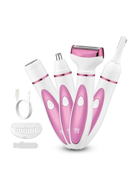 Buy Semino 4 In 1 Rechargeable Painless Electric Razor Trimmer For Women  for Online @ Tata CLiQ