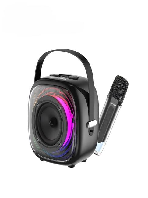 Lenyes S226, Wireless Bluetooth Party Speaker with Karaoke Mic- Black