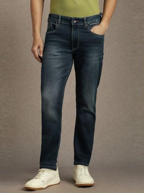Men Navy Light Smart Fit Jeans