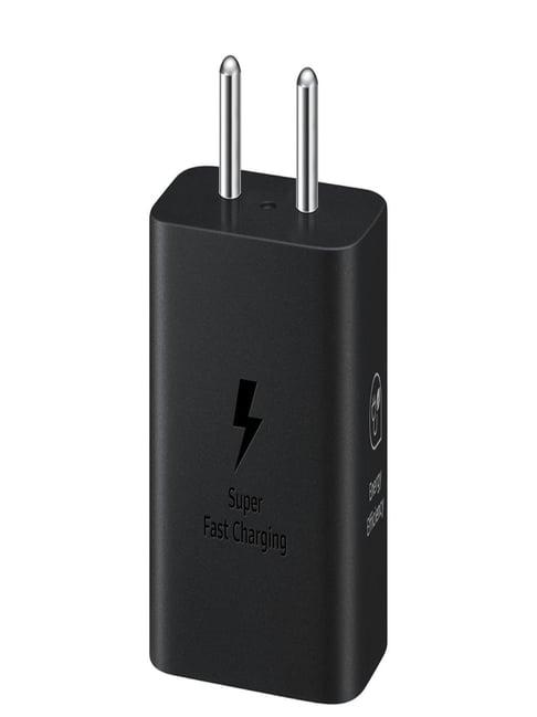 Samsung Original 25W Type-C Travel Adaptor Without Cable, Black