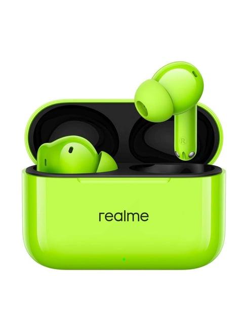 realme T200 in Ear Bluetooth Earbuds with 32dB ANC & 50Hrs Playback (Neon Green)