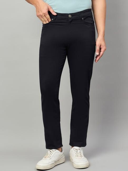 Duke Black Slim Fit Trousers