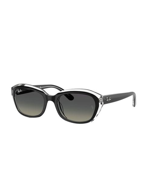 Ray-Ban Grey Gradient Irregular Sunglasses for Women