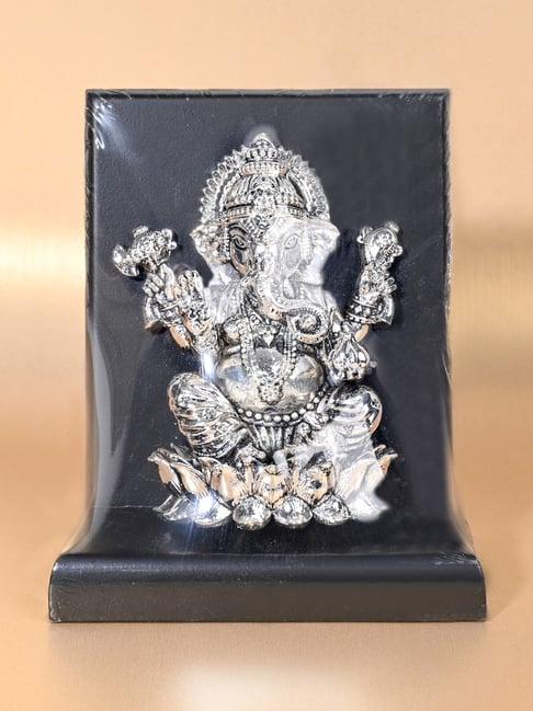 Touch925 Pure 999 Silver Ganesh Ji Decorative Idol