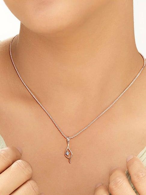 YOOU by PNG 14k (585) Rose Gold Classic Shankha Modern Pendant
