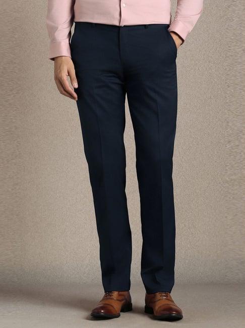 Louis Philippe Men Wrinkle Free Permapress Trousers