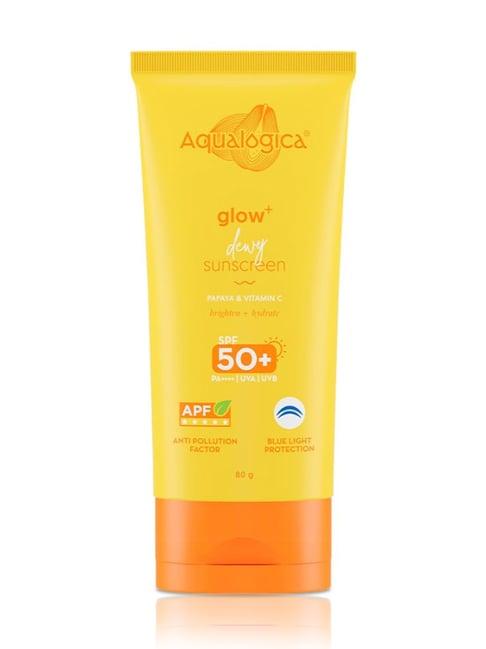 Aqualogica Glow+ Dewy Sunscreen UVA & UVB SPF 50+ PA++++ - 80 gm