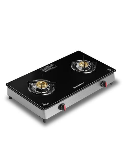 Wonderchef Black Regal 2 Brass Burner Cooktop