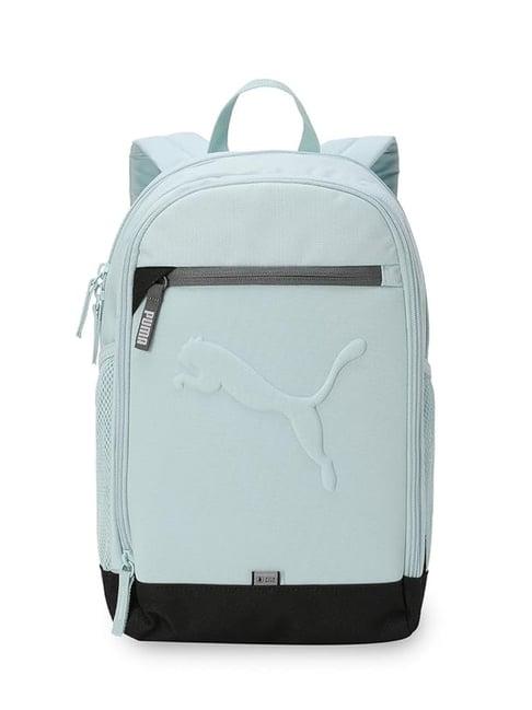 Puma Sky Blue Colourblocked 100% Polyester Backpack