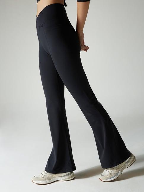 Cava Athleisure Obsidian Black Tall Hourglass Flared Leggings