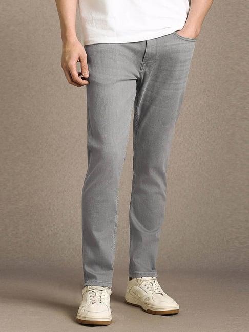 Men Grey Light Smart Fit Jeans