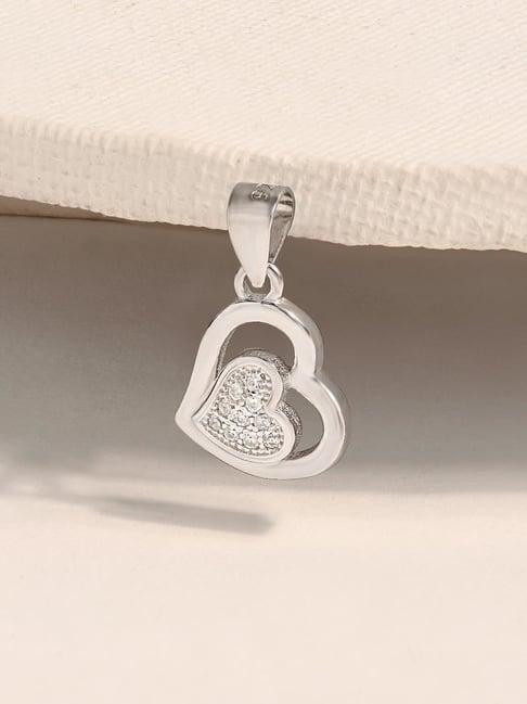 Touch925 925 Sterling Silver Little Love Heart Pendant for Women