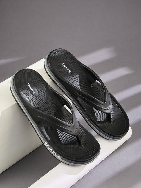 Campus Men's GC-4034 Black Flip Flops