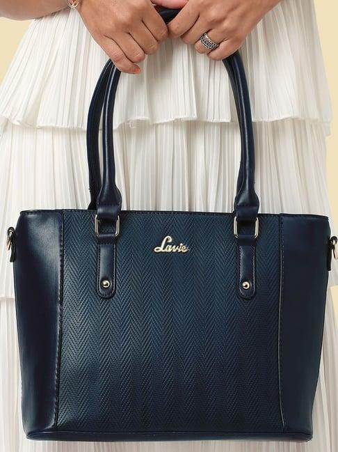 Lavie Navy Blue Horse Tote Handbag