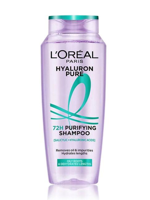 L'Oreal Paris Hyaluron Pure 72H Purifying Shampoo for Oily Scalp & Dry Hair - 340 ml