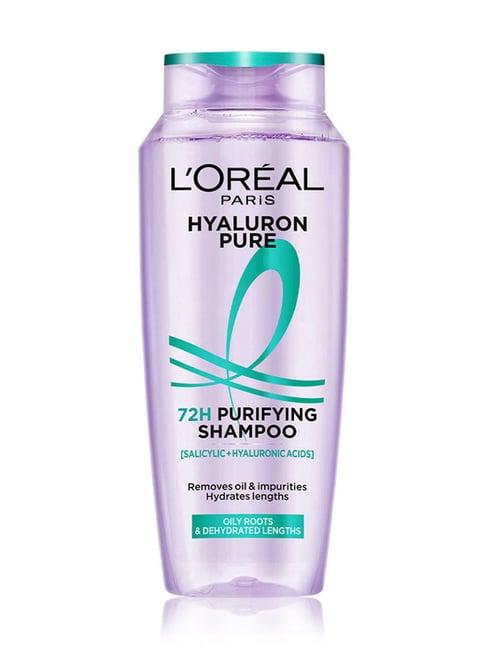 L'Oreal Paris Hyaluron Pure 72H Purifying Shampoo for Oily Scalp & Dry Hair - 200 ml