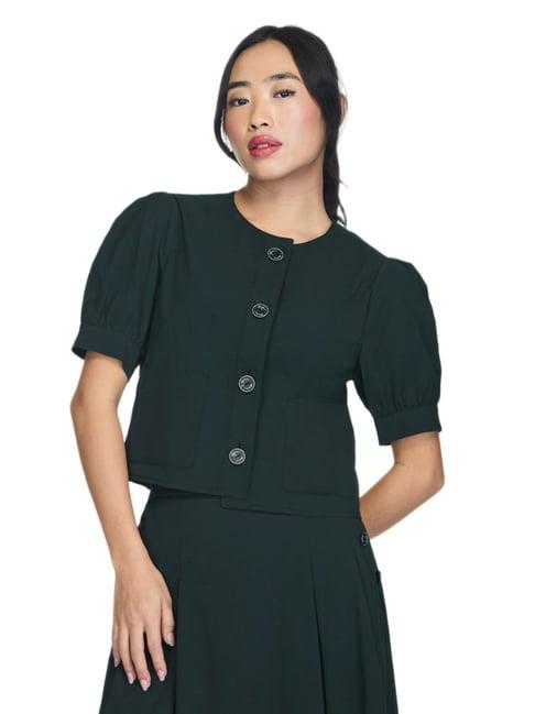 Roem Charcoal Regular Fit Jacket