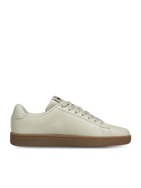 Puma Unisex Smashic Desert Dust & Black Sneakers