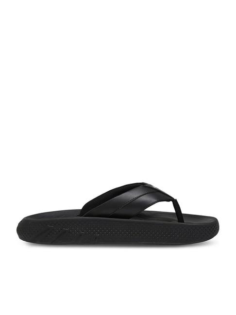 Puma Unisex Softridepro Leadpuff Black Flip Flops