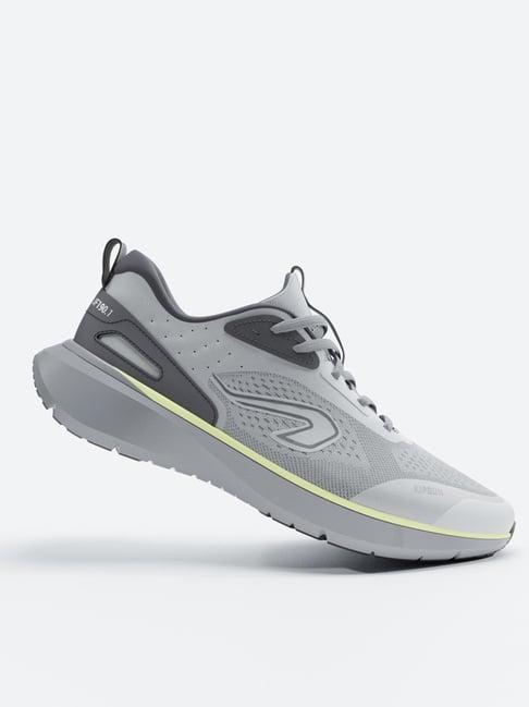 Kiprun - Men Grey Jogflow 190.1 Superior Grip Cushioned Running Shoes