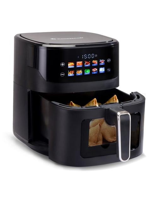 Wonderchef Black Plastic 1600W Evita Digital 10 Pre-Set Menus Air Fryer - (6.5 L)