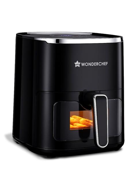 Wonderchef Black Plastic 1350W Evita Digital 8 Pre-Set Menus Air Fryer - (5 L)