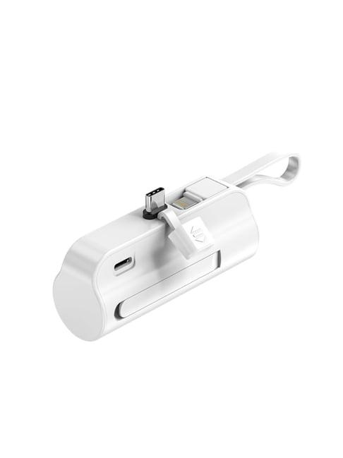 OneLife Volt Edge 5000 mAh 15W Nano Pocket Size Power Bank (White)