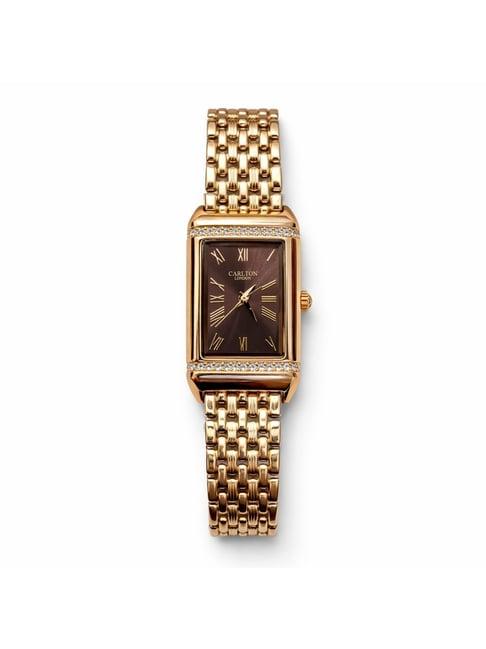 Carlton London CL-AM-BRW Amara Analog Watch For Women