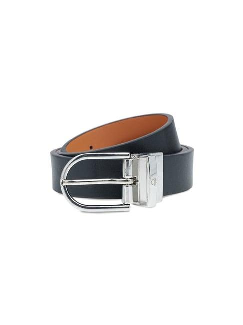 United Colors of Benetton Black & Tan Bifronte Formal Belt