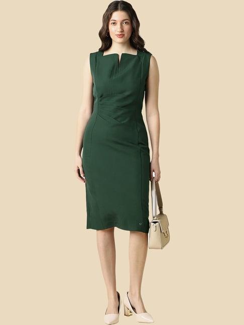 Allen Solly Green Regular Fit Dress