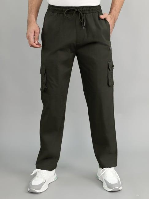 Monte Carlo Olive Regular Solid Trackpants