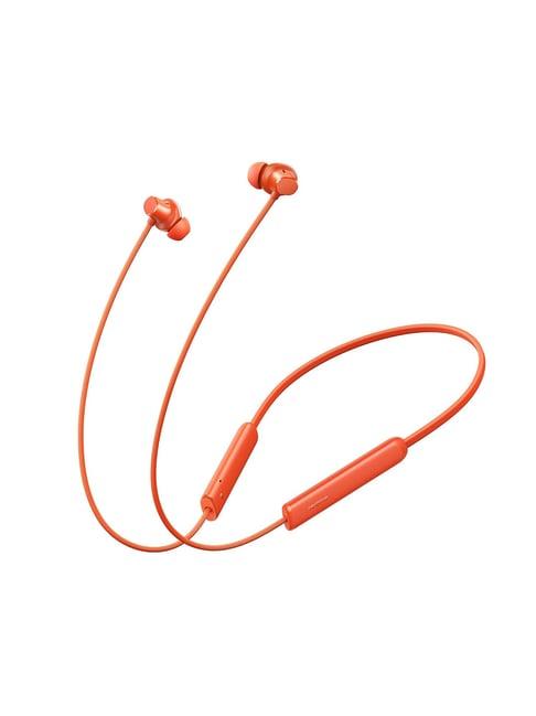 Realme Buds Wireless 5 Lite Bluetooth Neckband (Cyber Orange)