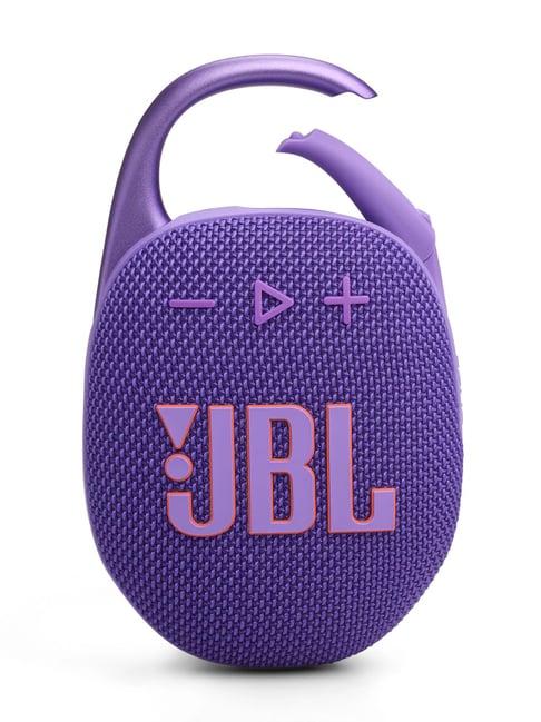 Jbl Clip 5 Wireless Ultra Portable Bluetooth Speaker Without Mic (Purple)