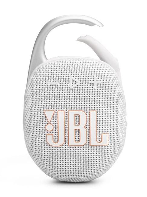 Jbl Clip 5 Wireless Ultra Portable Bluetooth Speaker Without Mic (White)