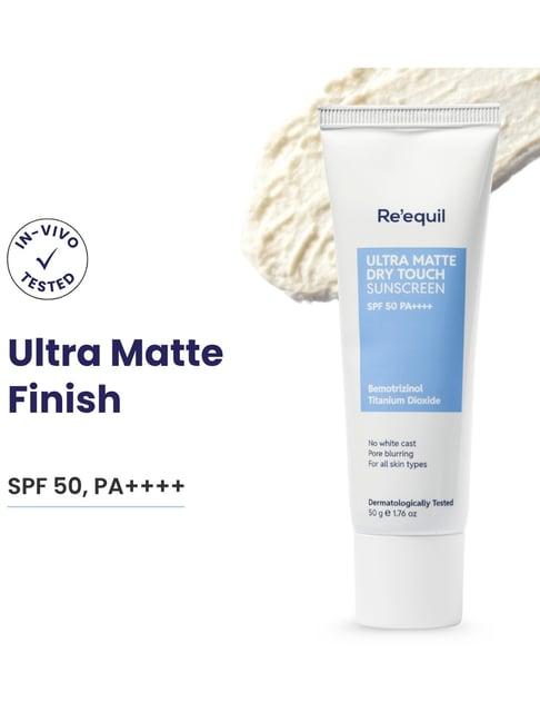 Re'equil Ultra Matte Dry Touch Sunscreen Gel SPF 50 PA++++ - 50 gm