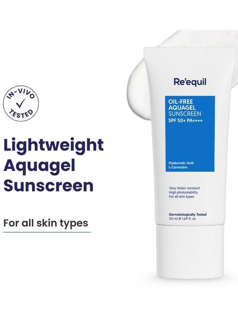 Re'equil Oil-Free Aquagel Sunscreen SPF 50+ PA++++ - 50 ml