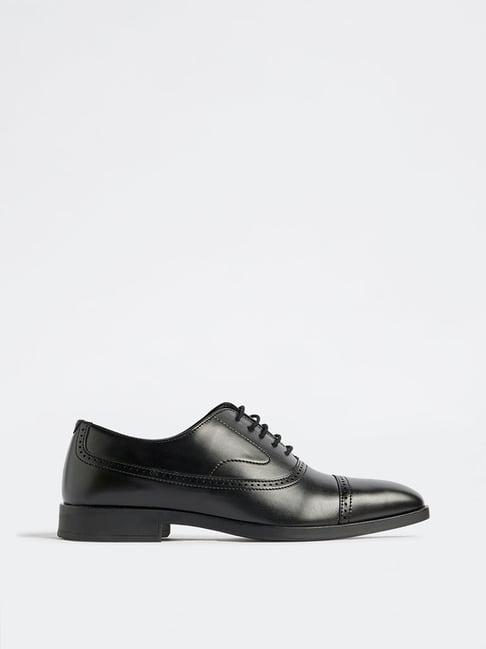SOLEPLAY by Westside Black Oxford Shoes